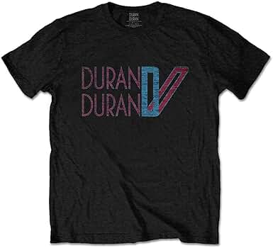 Amazon | Duran Duran T Shirt Double D Retro Logo 新しい 公式